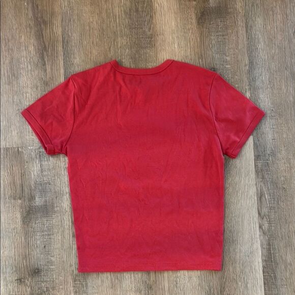 WOMENS  Lucky Charm Red T-Shirt - Picture 3 of 3